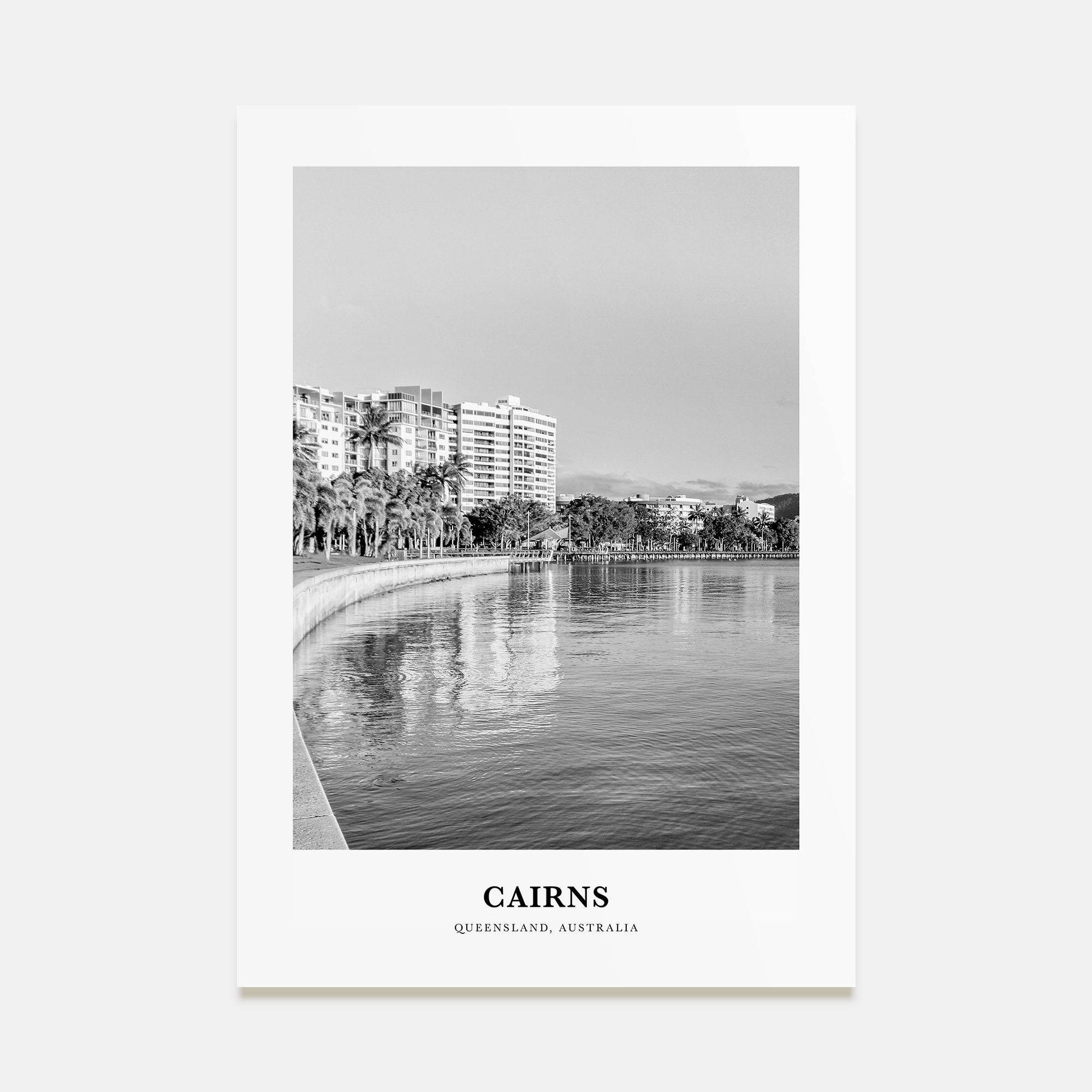 Cairns Portrait B&W Poster