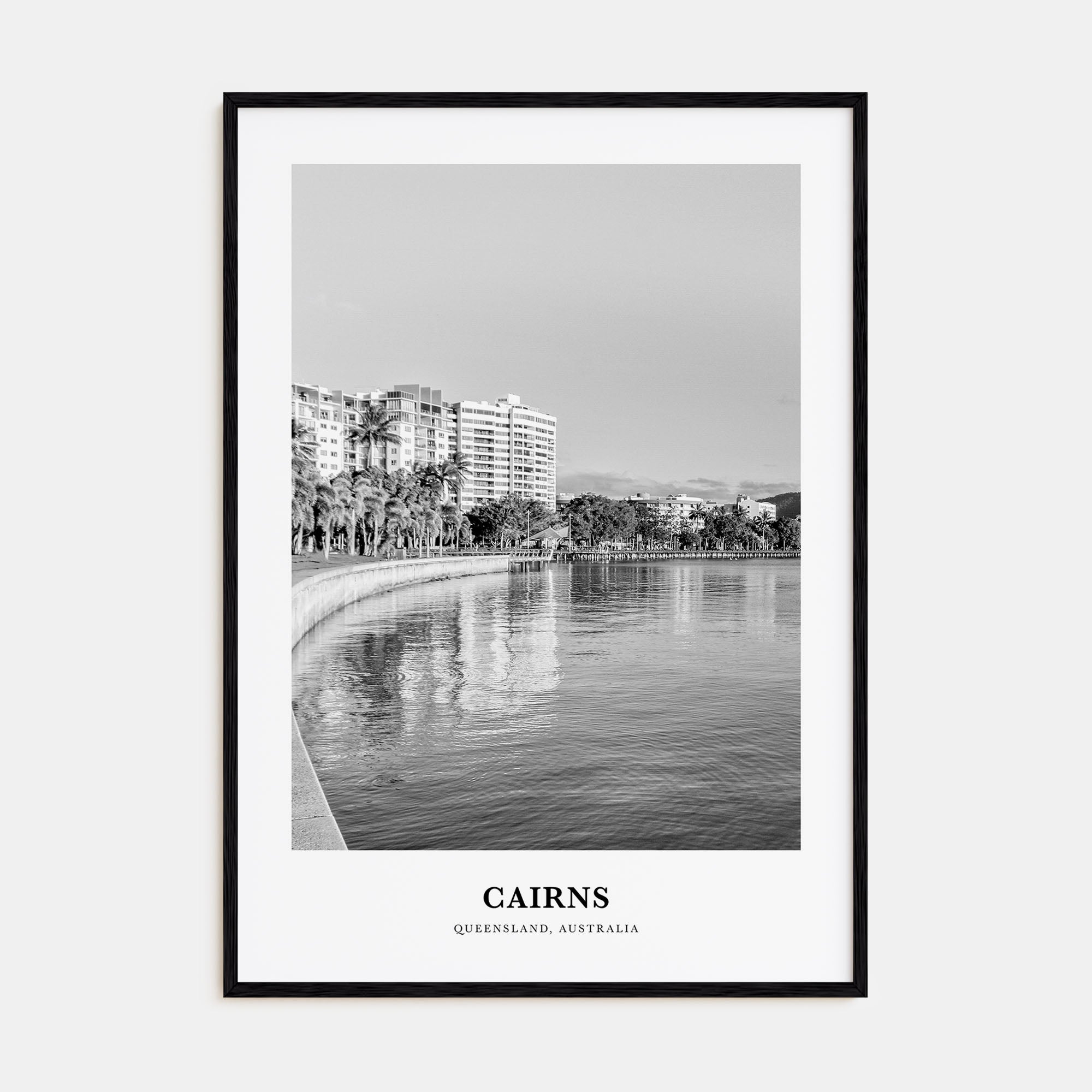Cairns Portrait B&W Poster