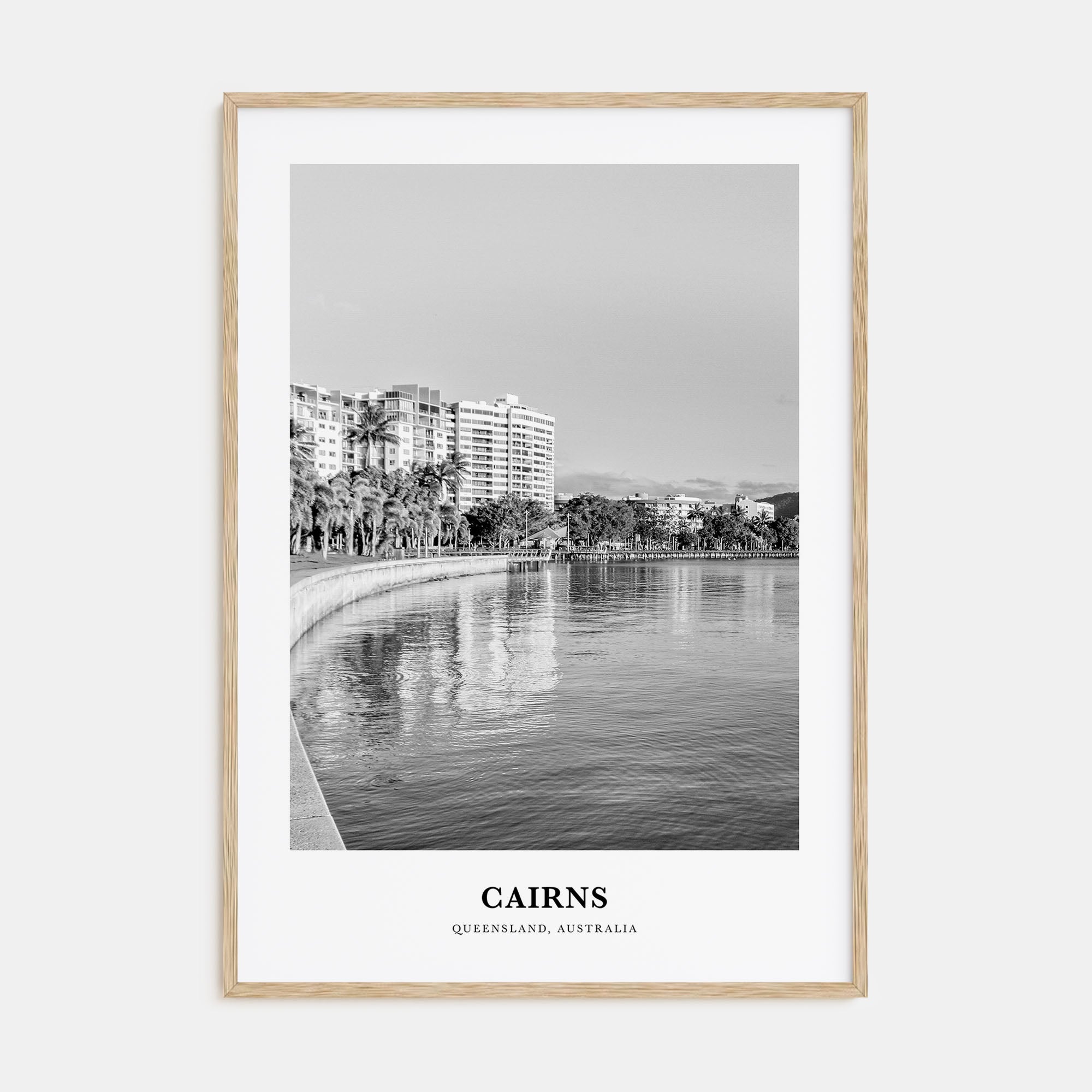 Cairns Portrait B&W Poster