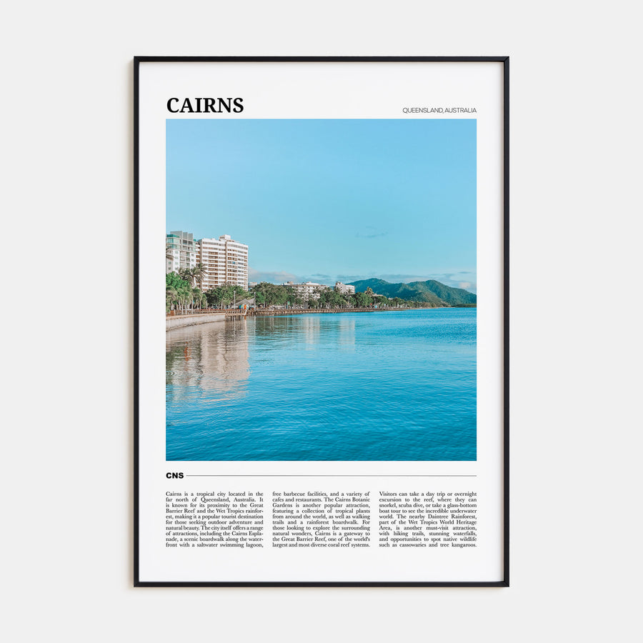 Cairns Travel Color Poster