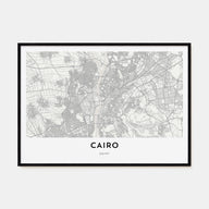 Cairo Map Landscape Poster