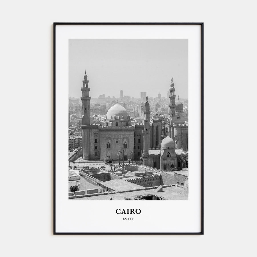 Cairo Portrait B&W No 1 Poster