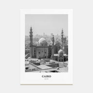 Cairo Portrait B&W No 1 Poster