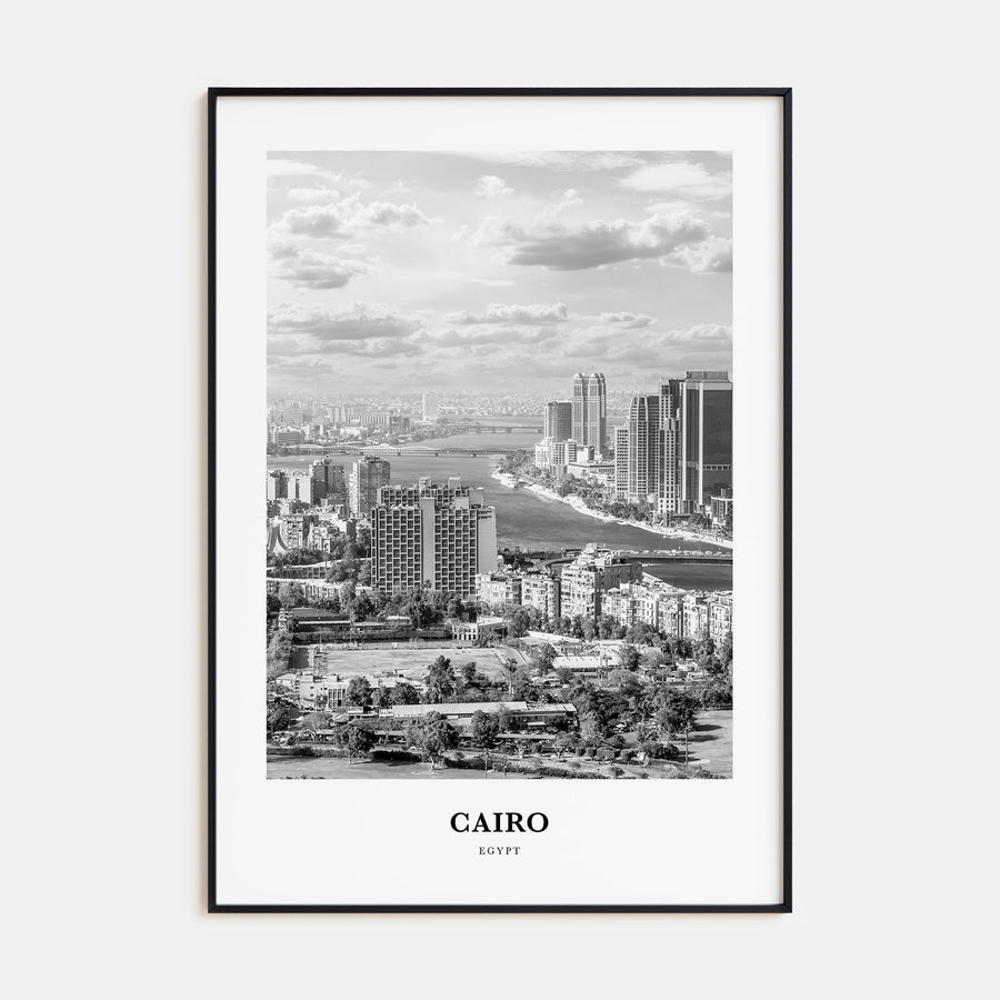 Cairo Portrait B&W No 2 Poster