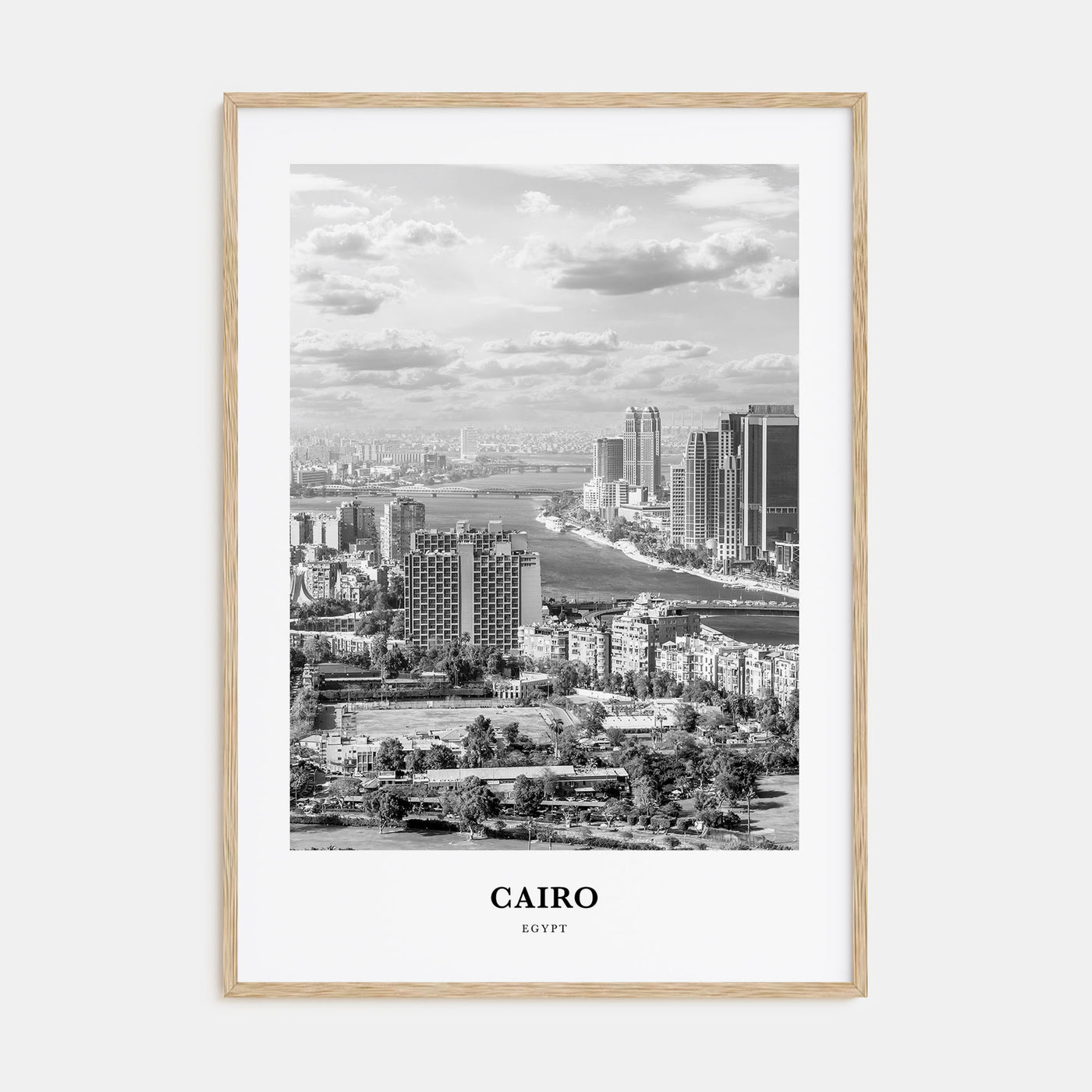 Cairo Portrait B&W No 2 Poster