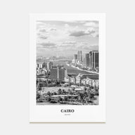 Cairo Portrait B&W No 2 Poster