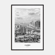 Cairo Portrait B&W No 2 Poster