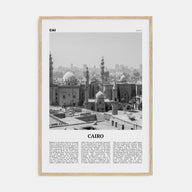 Cairo Travel B&W No 2 Poster