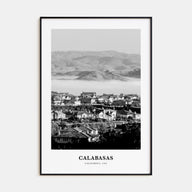 Calabasas Portrait B&W Poster