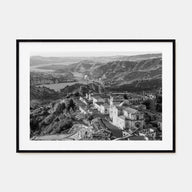 Calabria Landscape B&W Poster