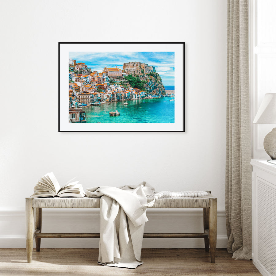 Calabria Landscape Color Poster