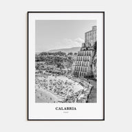 Calabria Portrait B&W Poster