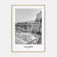Calabria Portrait B&W Poster