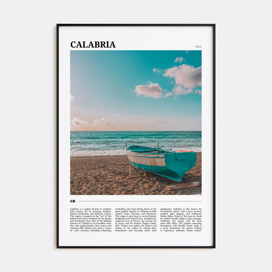 Calabria Travel Color No 1 Poster