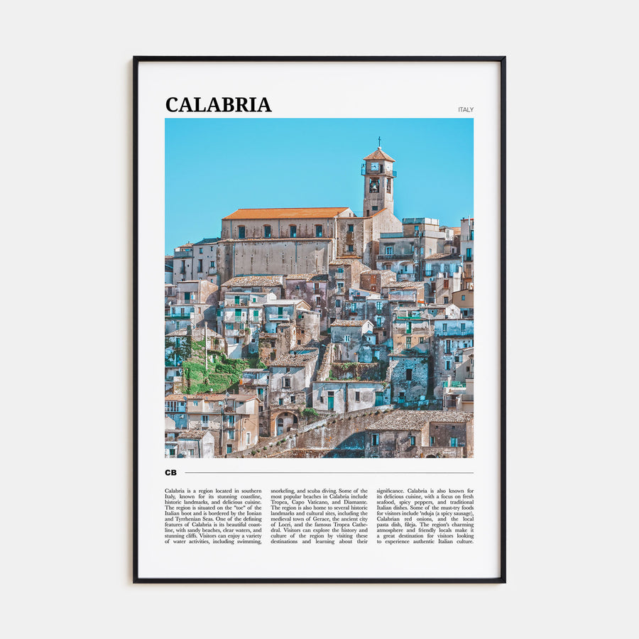 Calabria Travel Color No 2 Poster