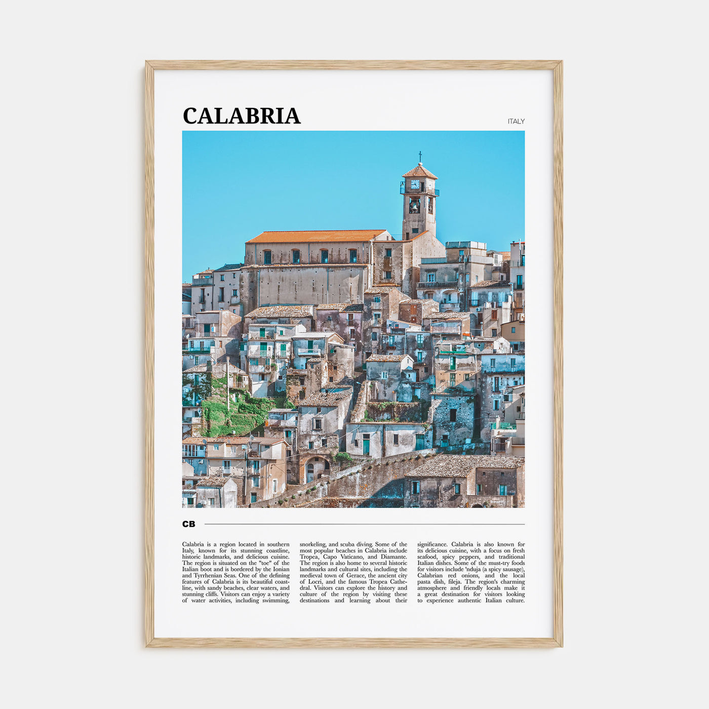Calabria Travel Color No 2 Poster