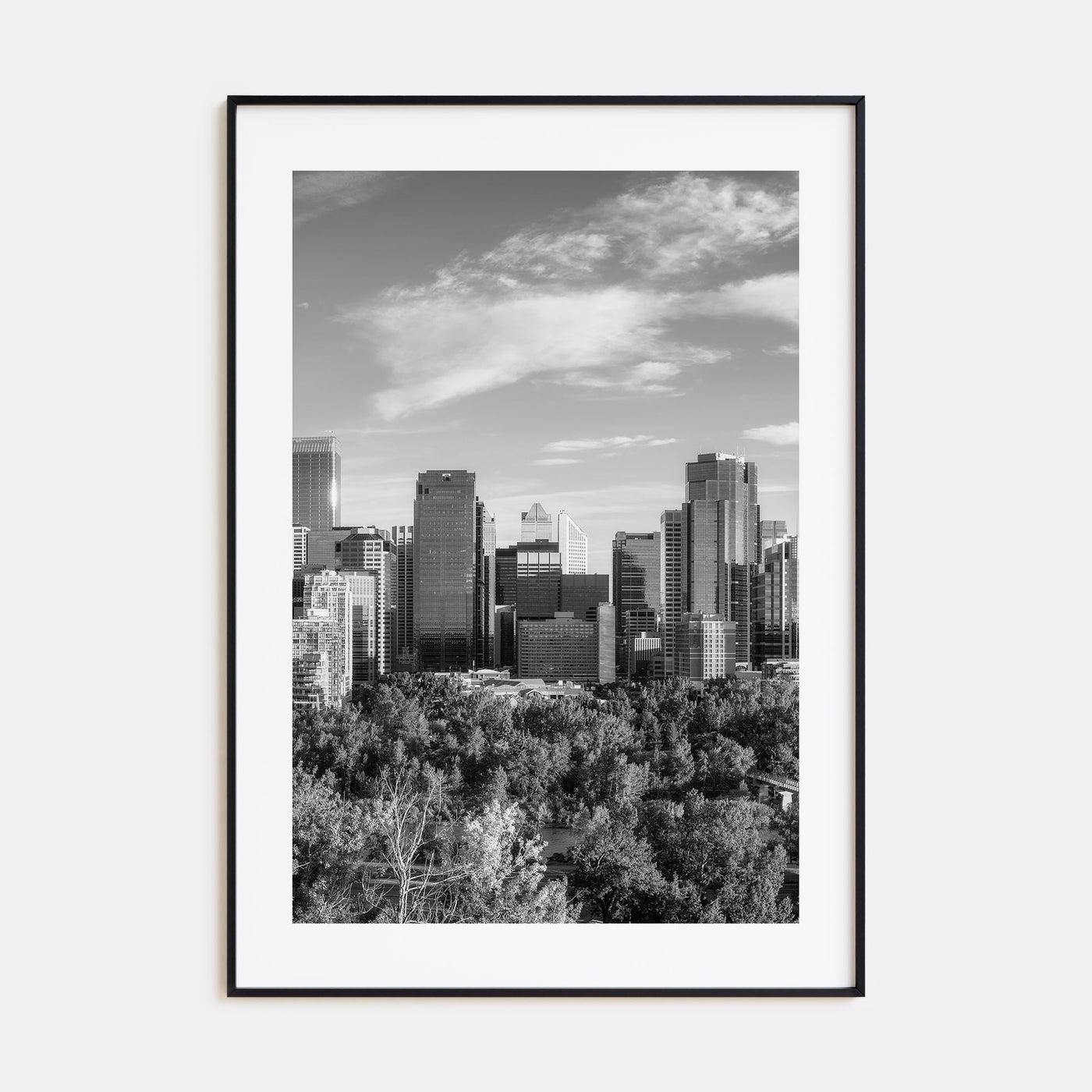 Calgary Photo B&W Poster