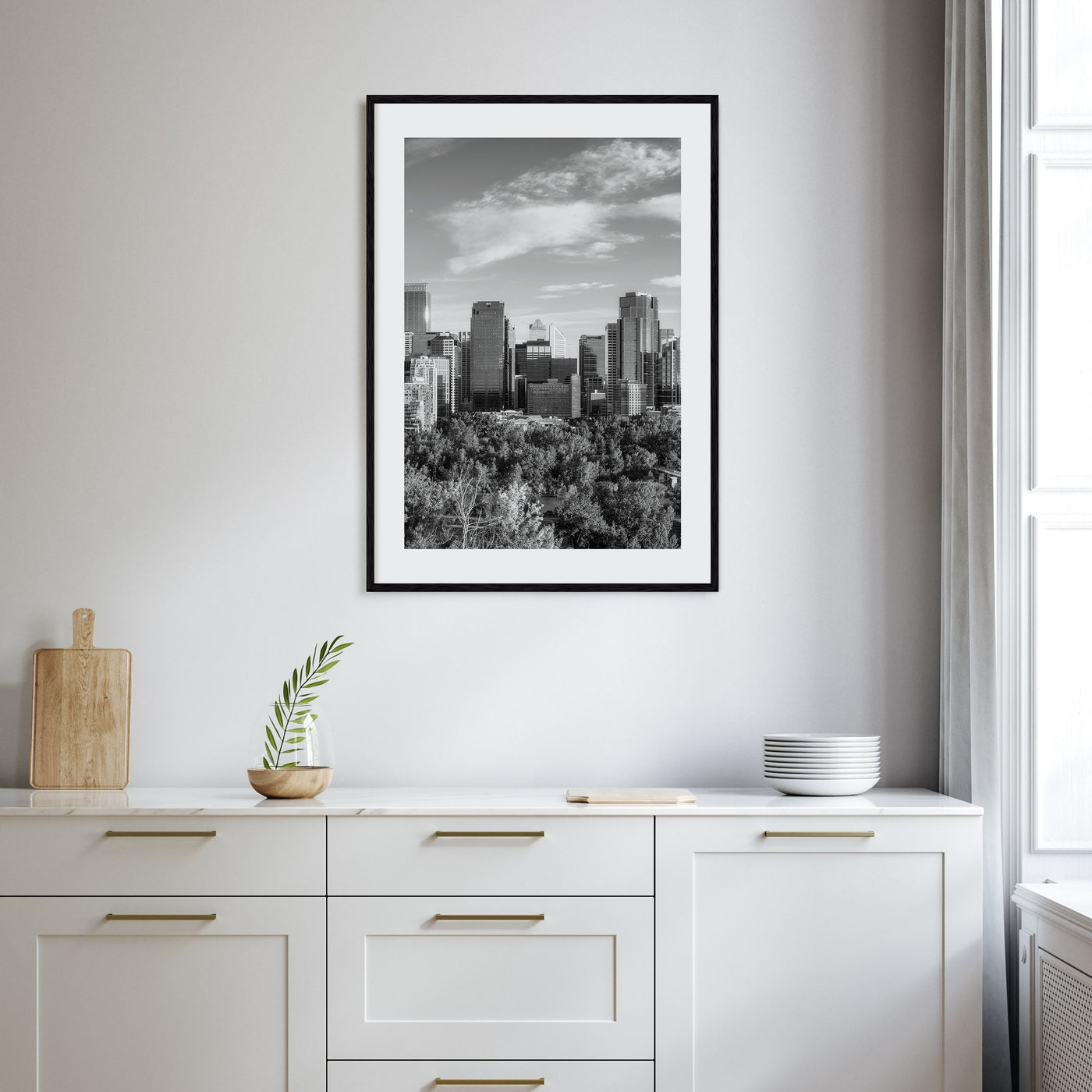 Calgary Photo B&W Poster