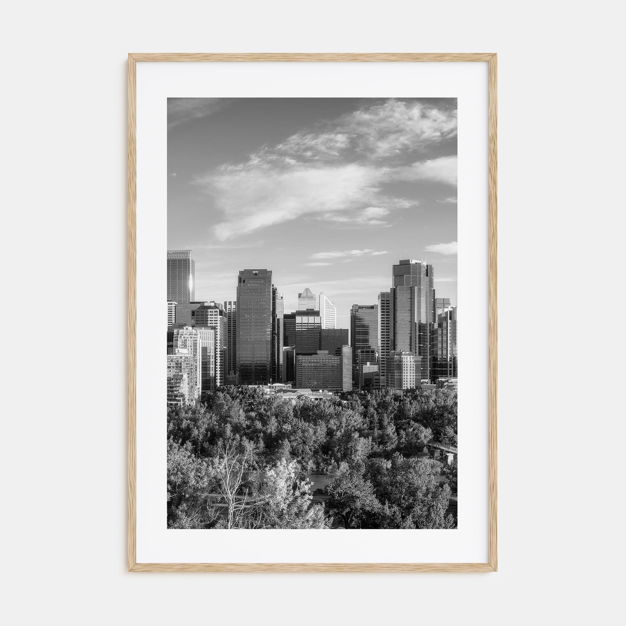 Calgary Photo B&W Poster