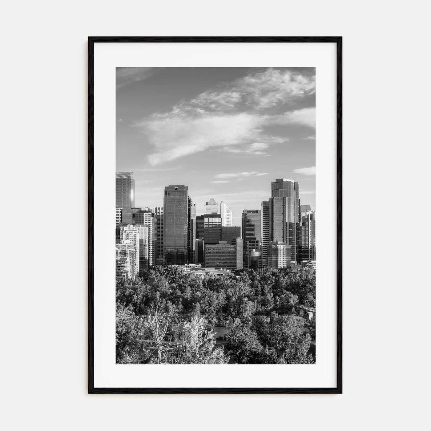 Calgary Photo B&W Poster