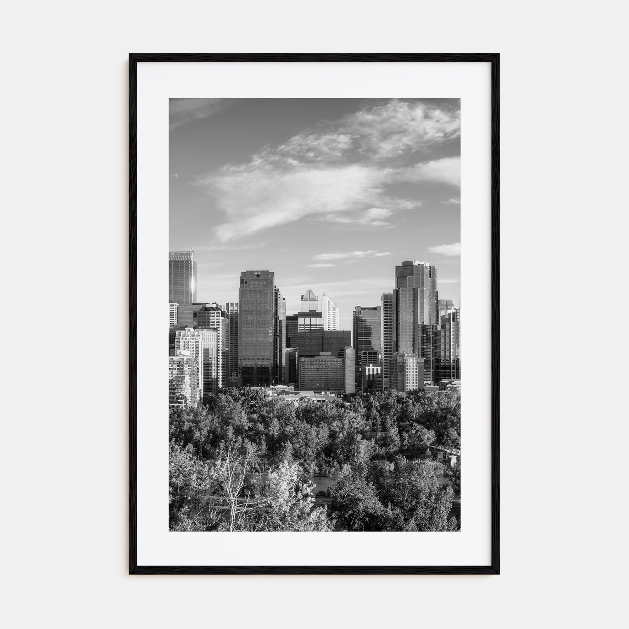Calgary Photo B&W Poster