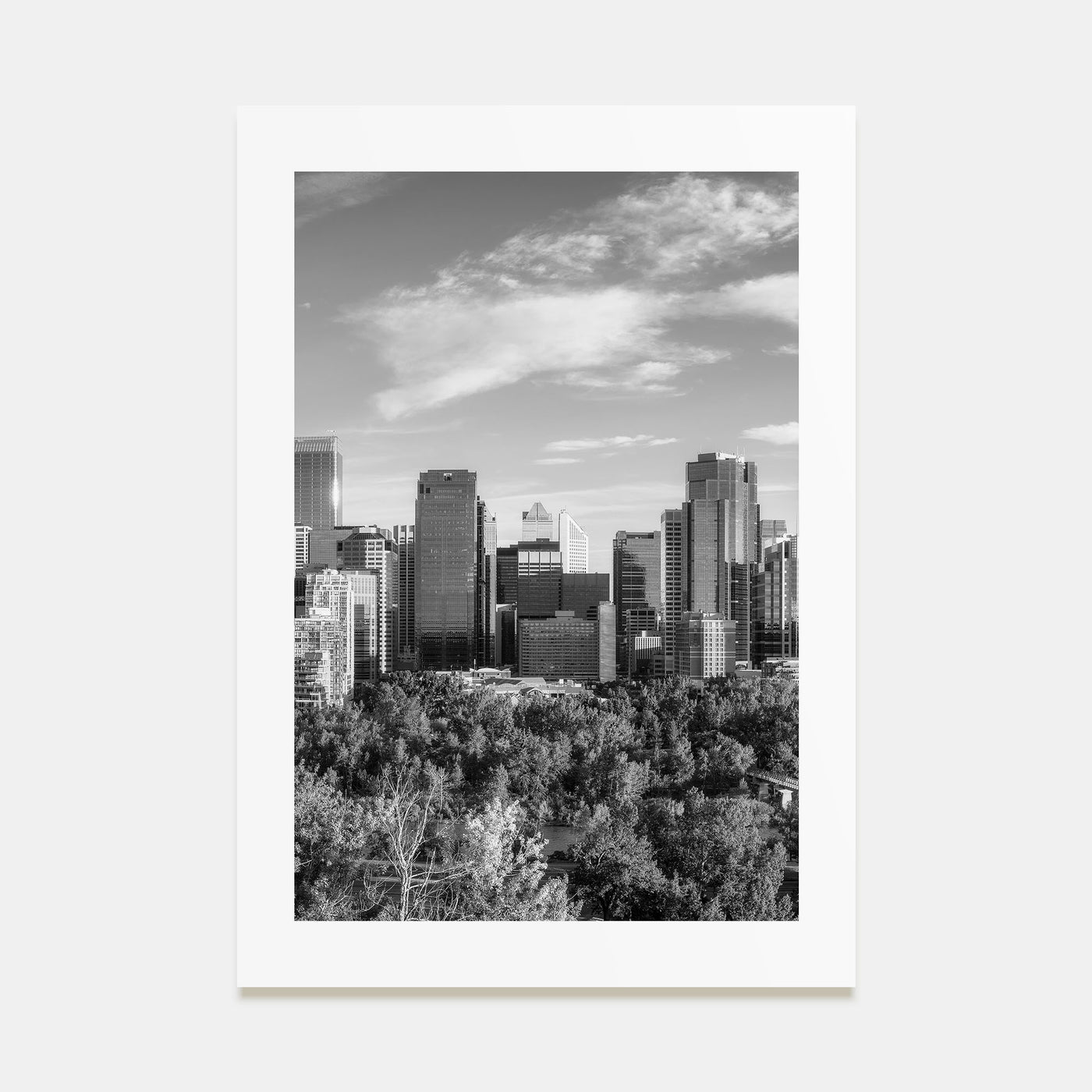 Calgary Photo B&W Poster