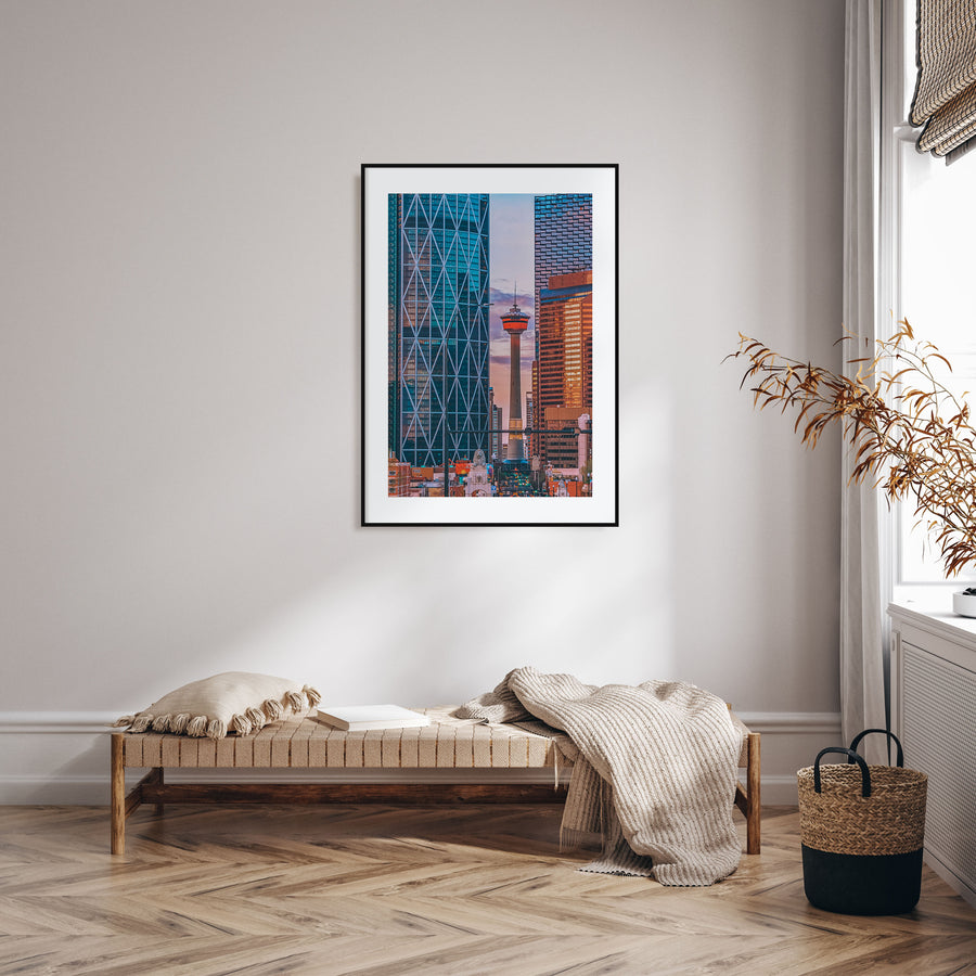 Calgary Photo Color Poster
