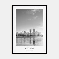 Calgary Portrait B&W No 2 Poster