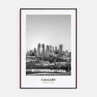 Calgary Portrait B&W No 3 Poster