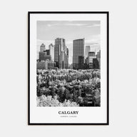 Calgary Portrait B&W No 4 Poster