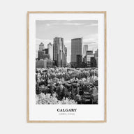 Calgary Portrait B&W No 4 Poster