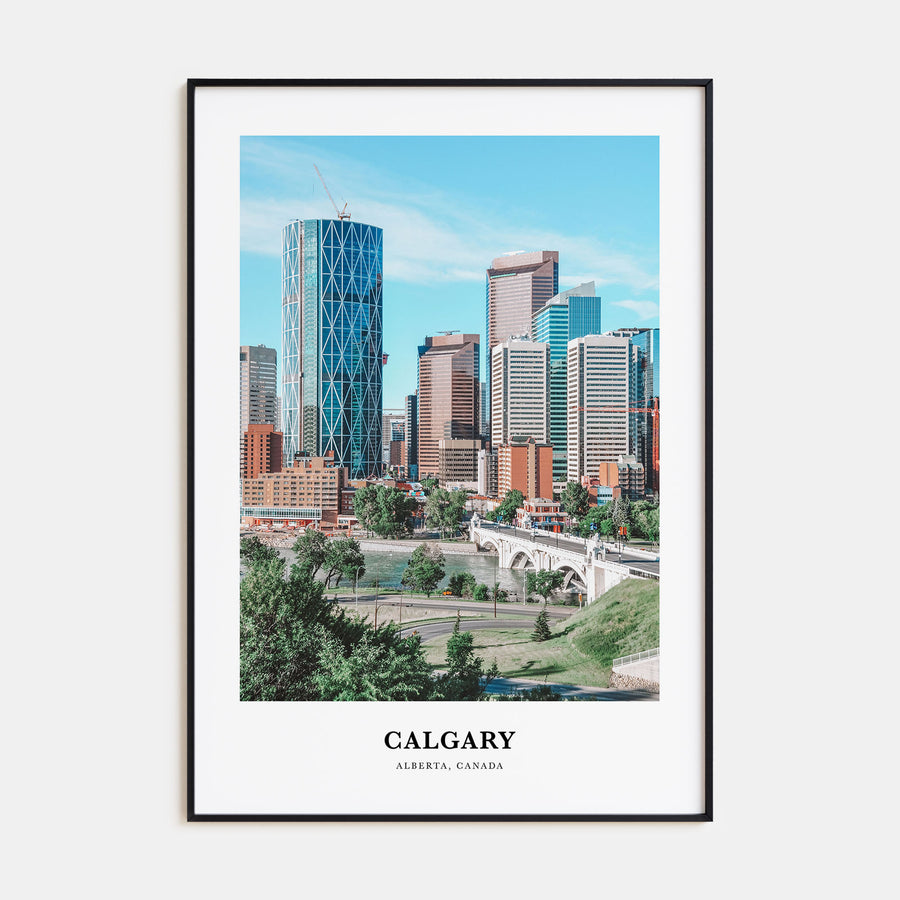 Calgary Portrait Color Poster
