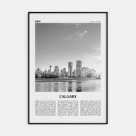 Calgary Travel B&W No 1 Poster