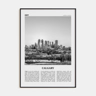 Calgary Travel B&W No 3 Poster