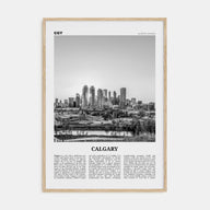 Calgary Travel B&W No 3 Poster