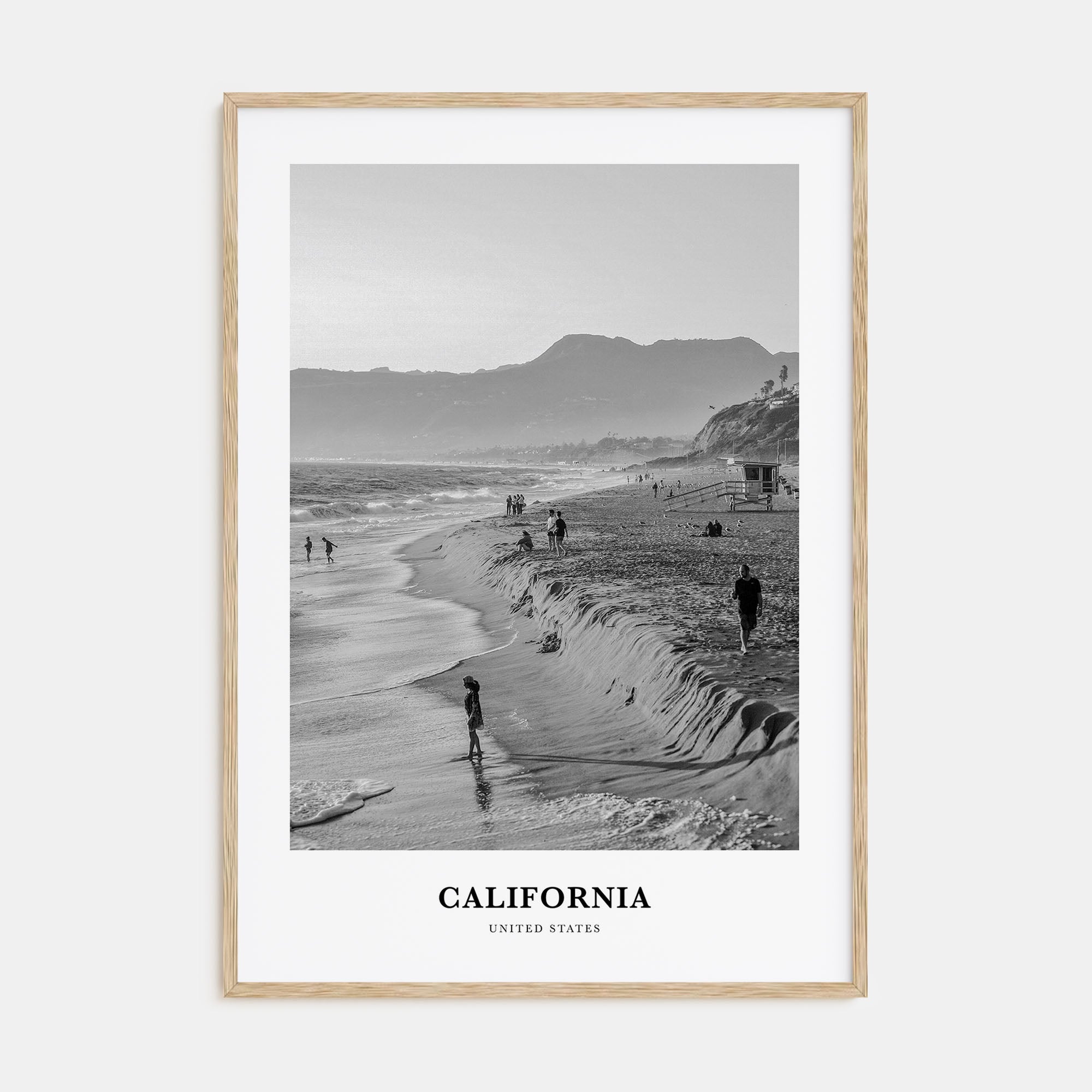 California Portrait B&W No 1 Poster