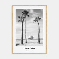 California Portrait B&W No 2 Poster
