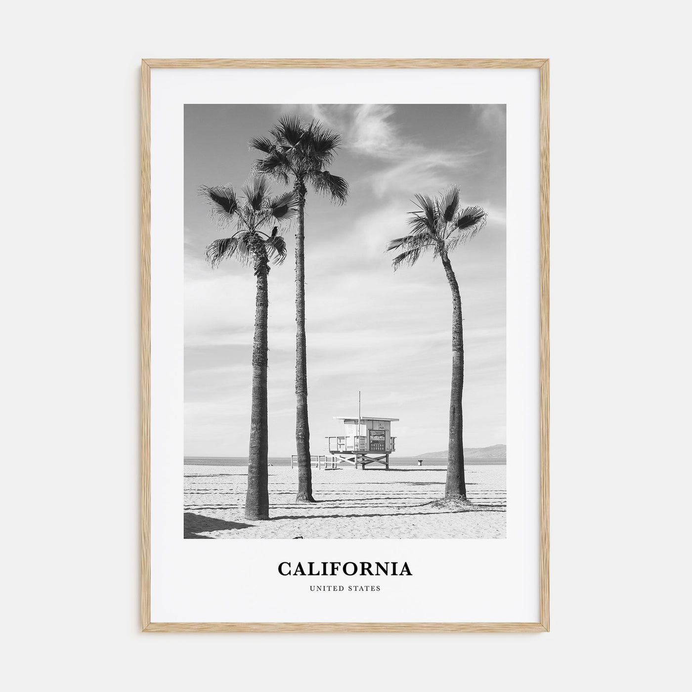 California Portrait B&W No 2 Poster