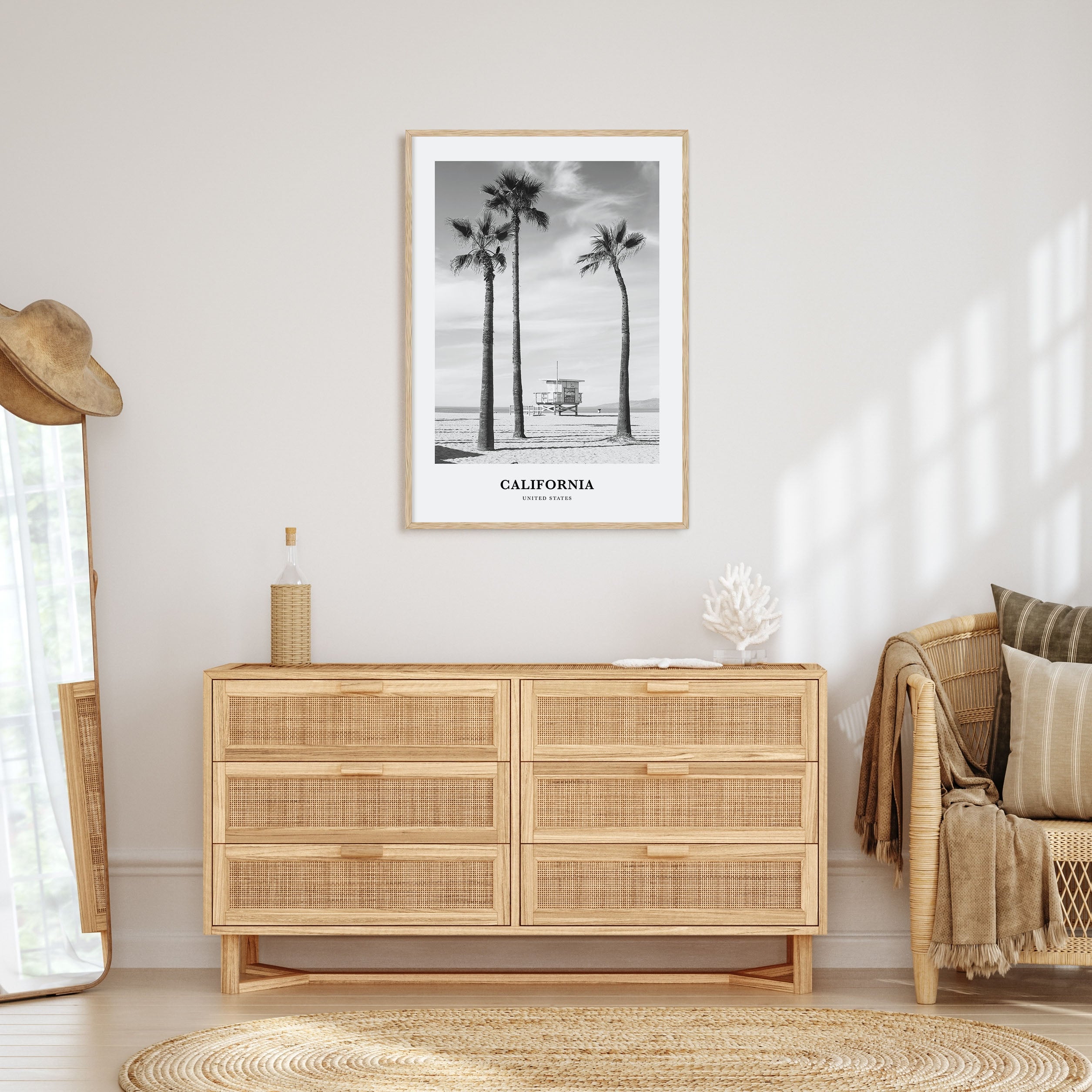 California Portrait B&W No 2 Poster