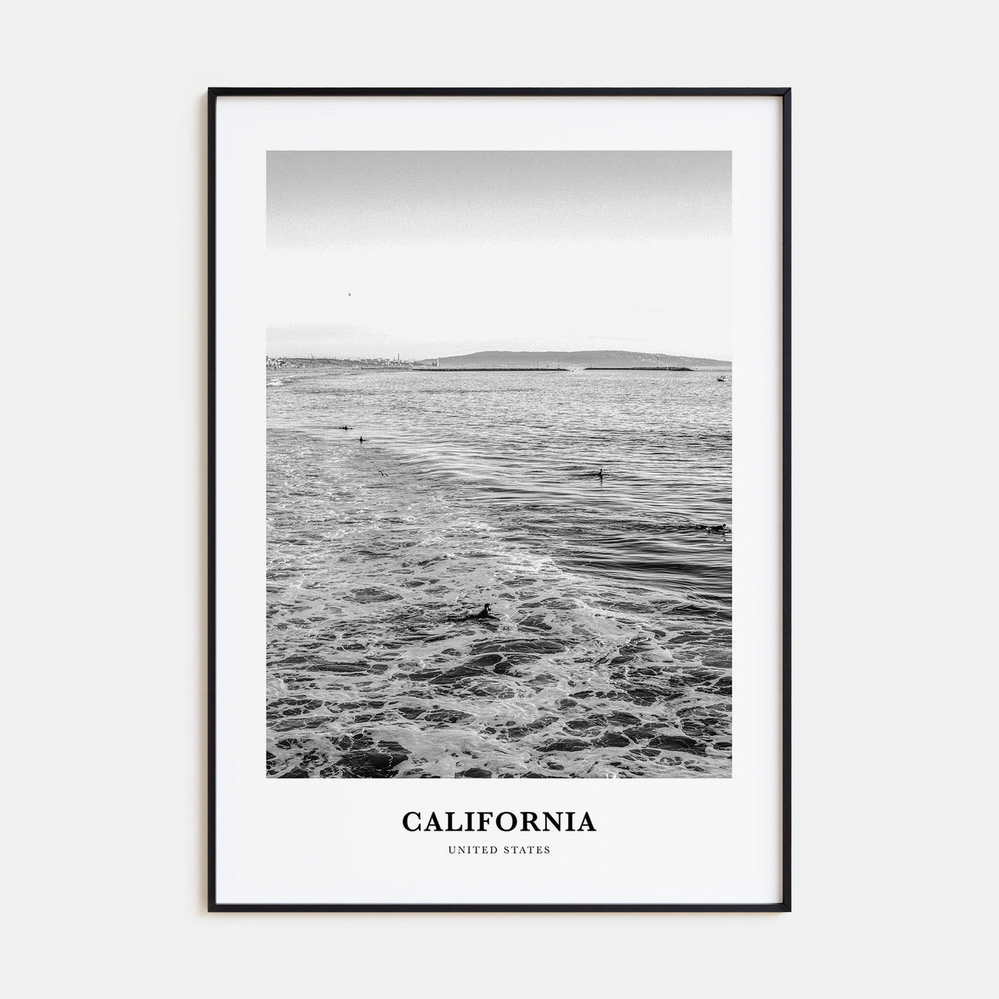 California Portrait B&W No 5 Poster