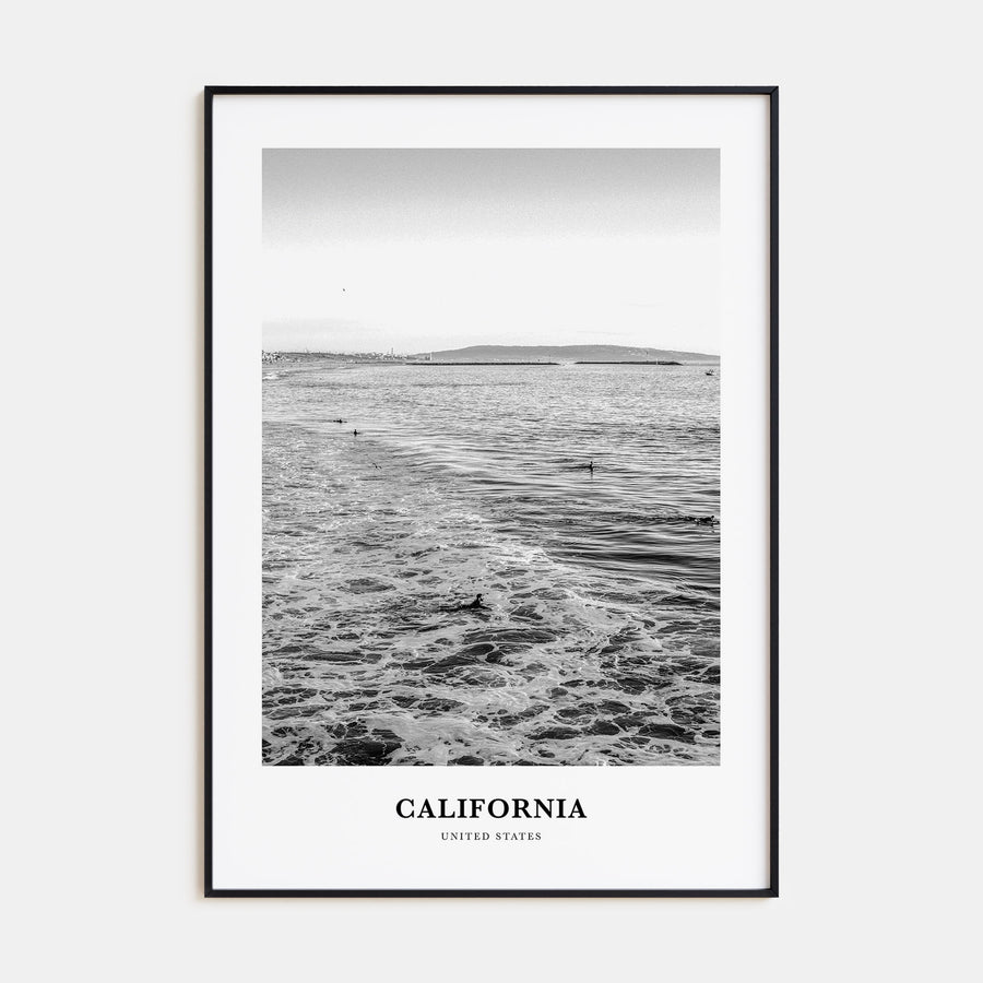 California Portrait B&W No 5 Poster