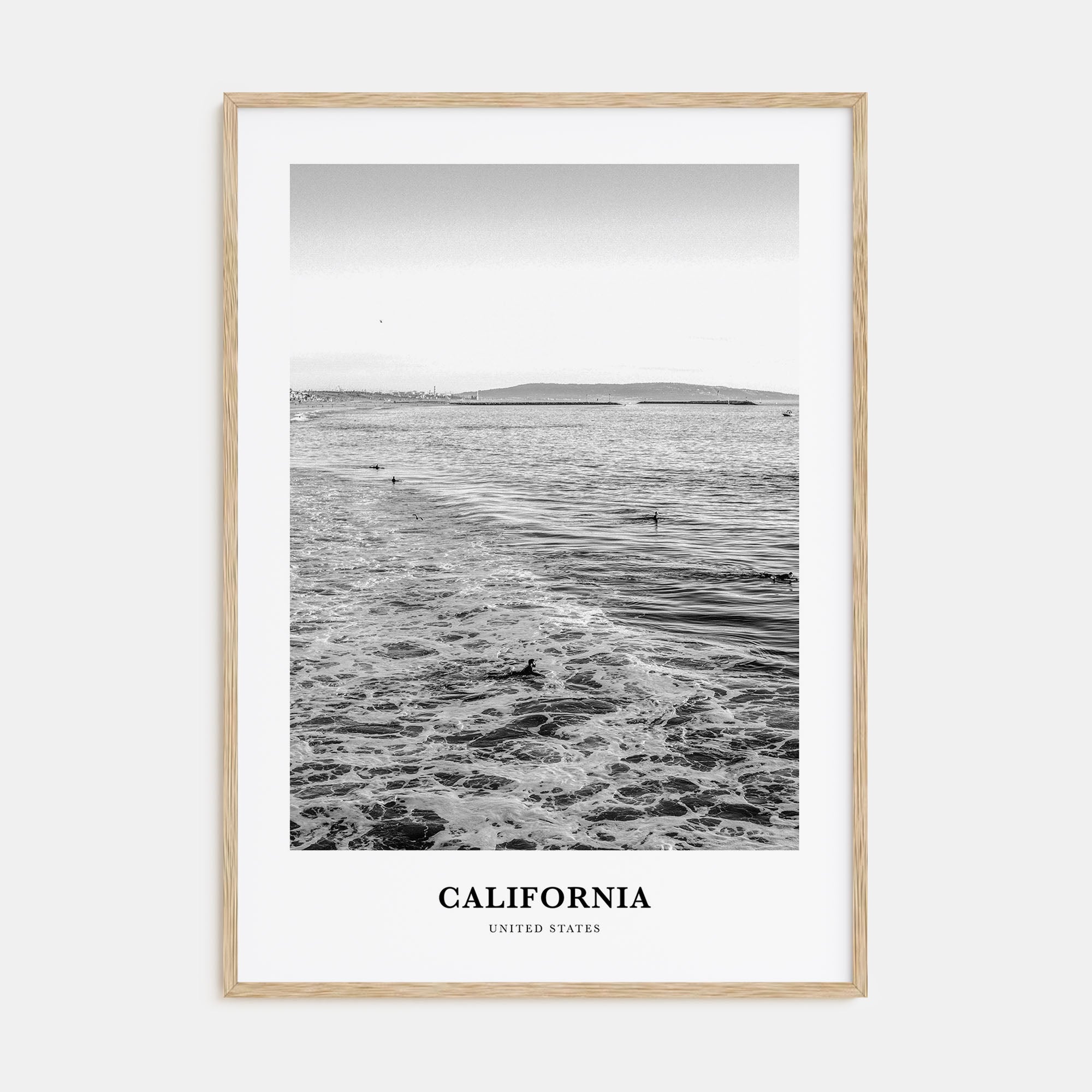 California Portrait B&W No 5 Poster