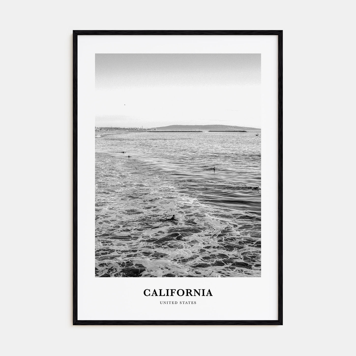 California Portrait B&W No 5 Poster