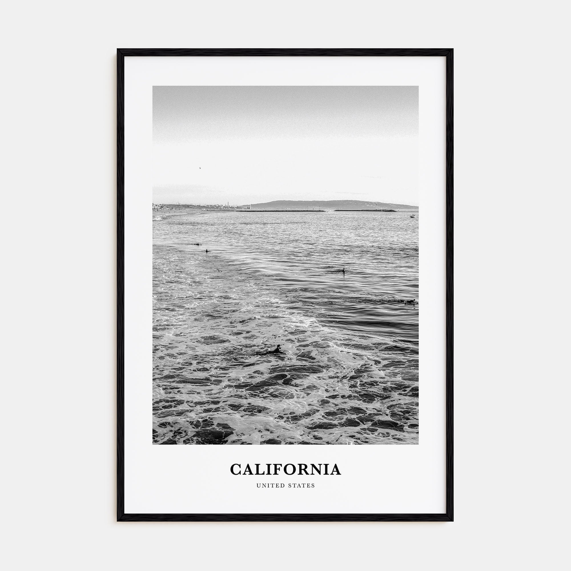 California Portrait B&W No 5 Poster