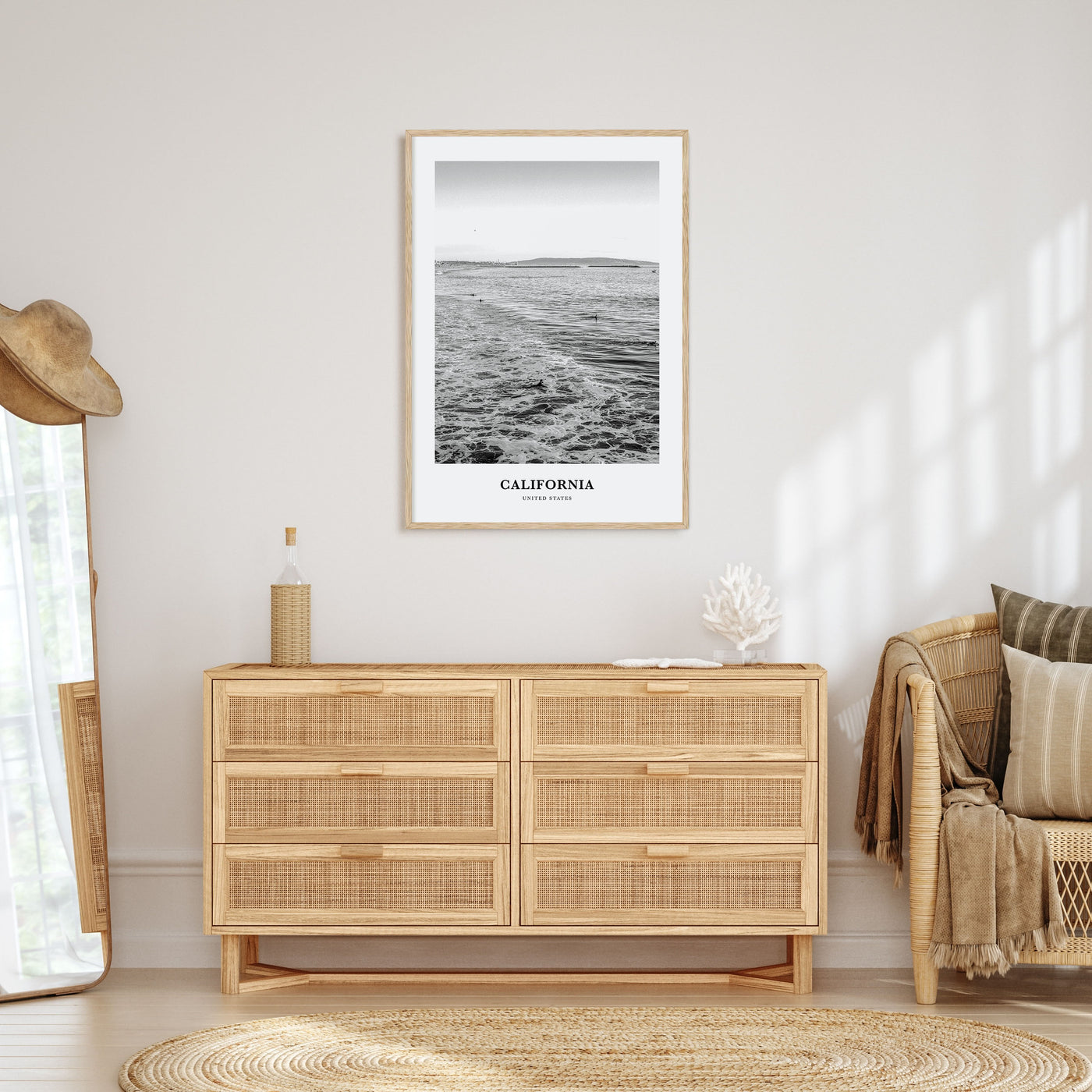 California Portrait B&W No 5 Poster