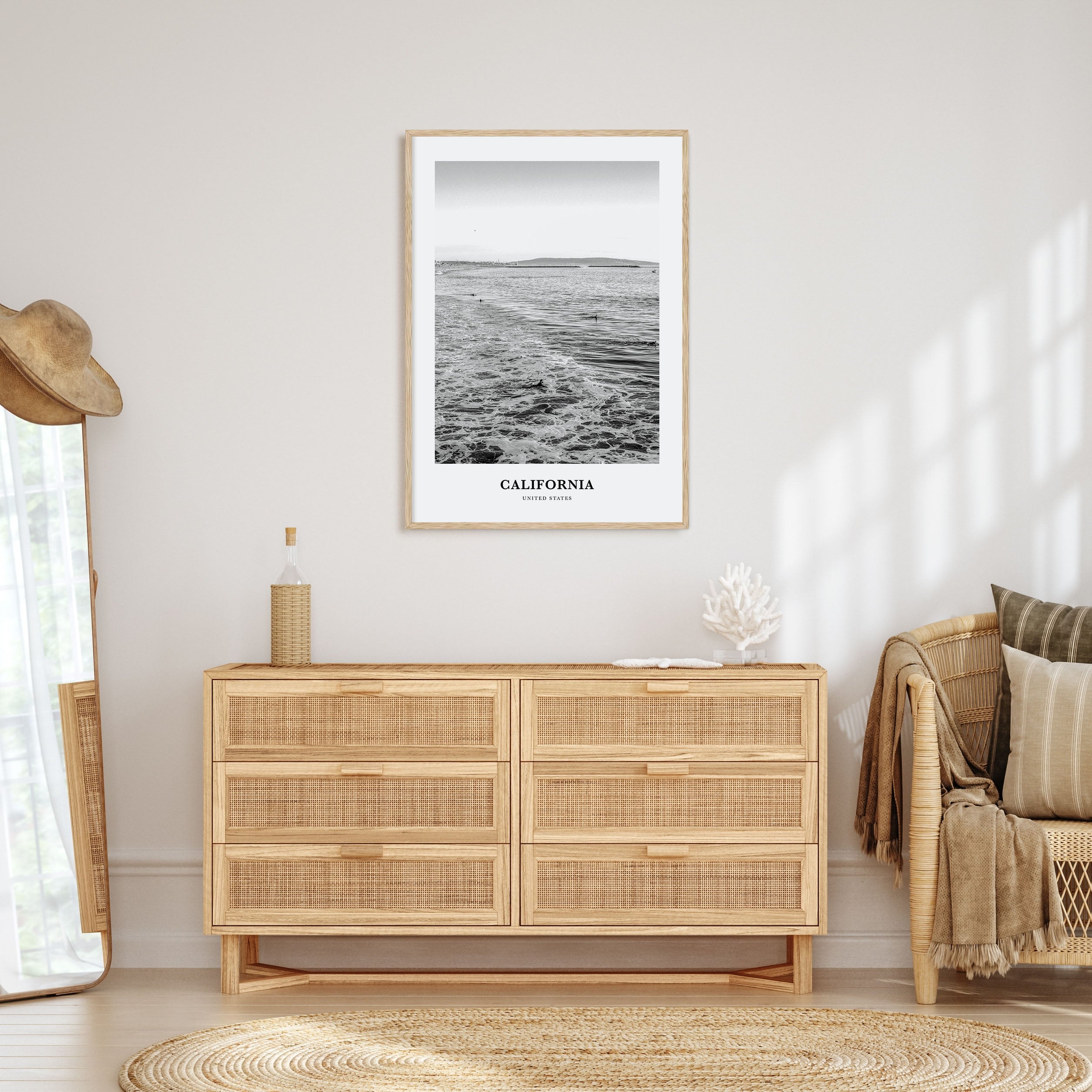 California Portrait B&W No 5 Poster