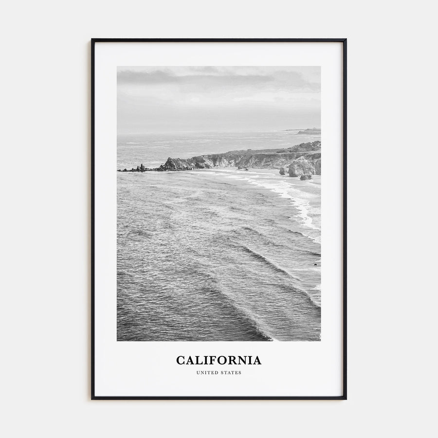 California Portrait B&W No 6 Poster