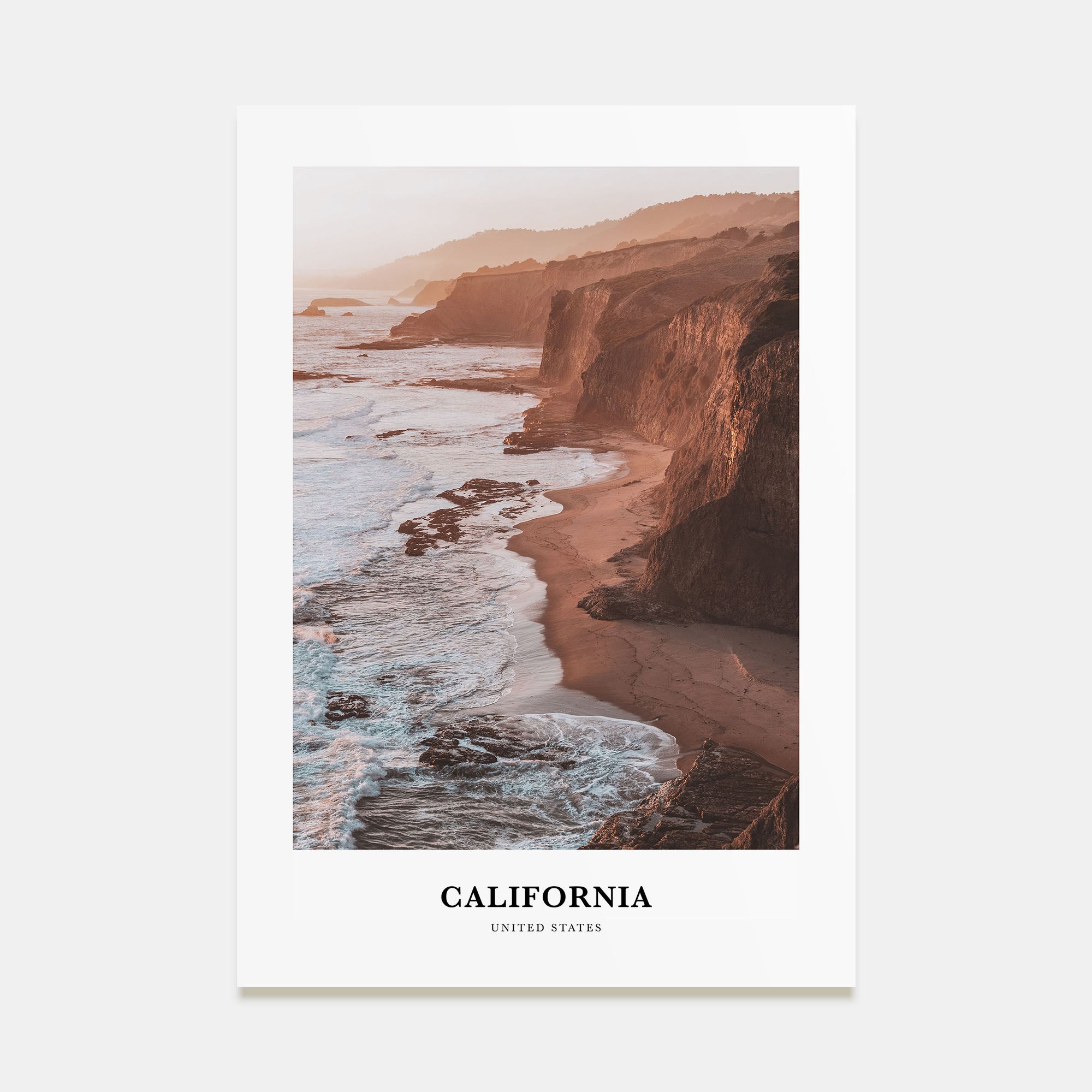 California Portrait Color Poster