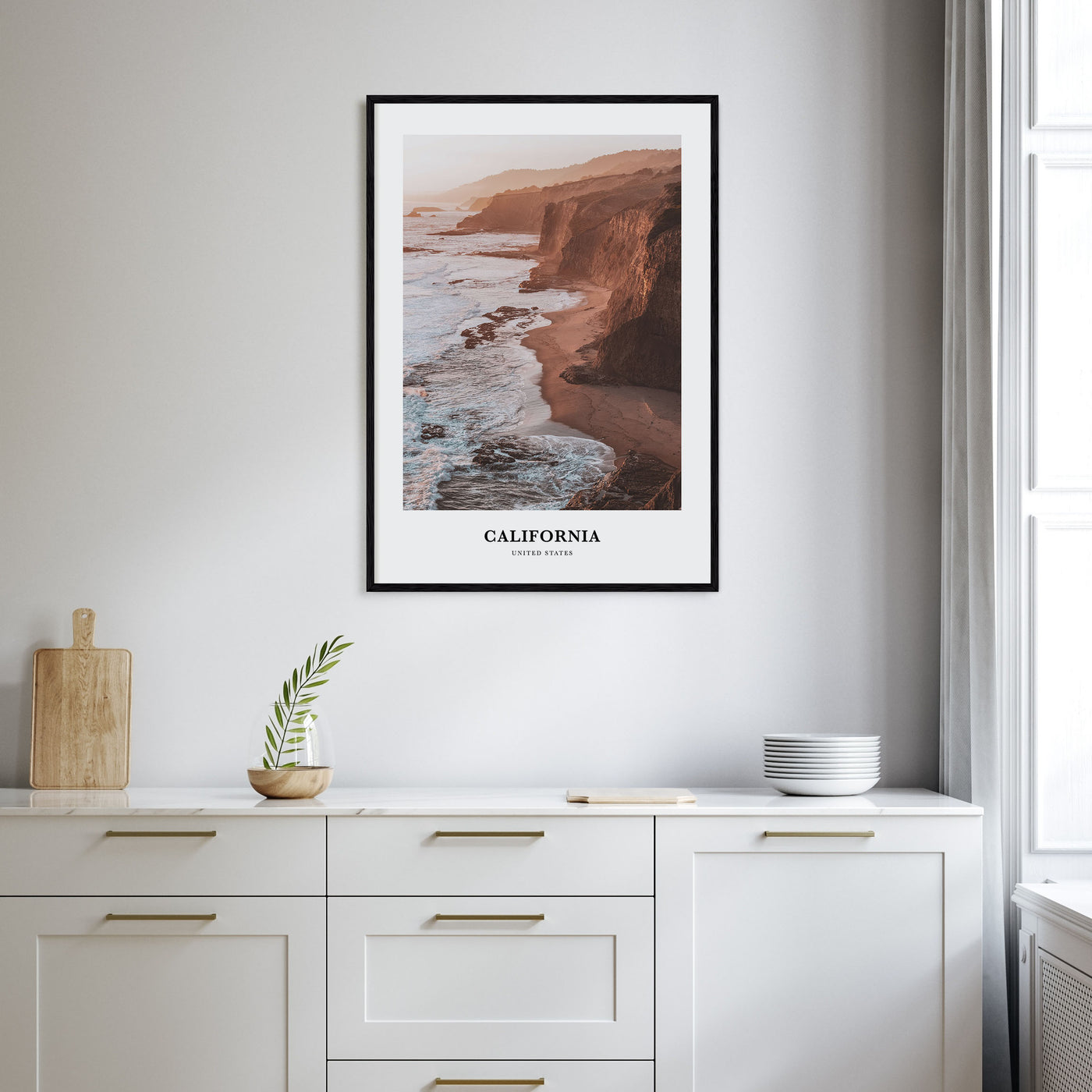 California Portrait Color Poster