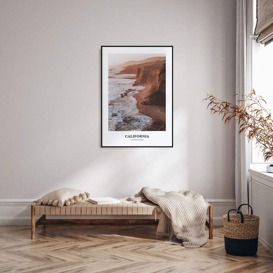 California Portrait Color Poster